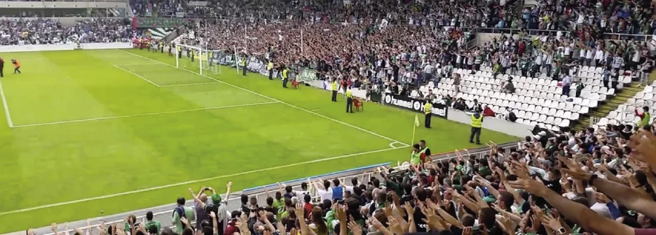 Partido del Real Racing Club — acción en el campo