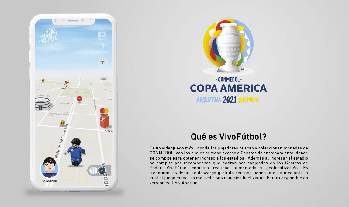 ¿Qué es Vivo Fútbol? — app interactiva Copa América 2021